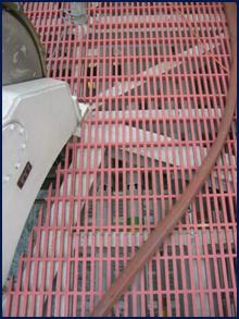 Rectangular Molded Phenolic FRP Grating on Offshore Platform